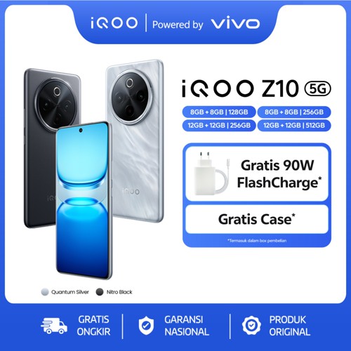 [NEW LAUNCH] vivo iQOO Z10, 7300mAh + 90Watt, Snapdragon 7s 