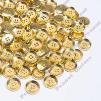 Kancing baju 1,5cm emas 4 lubang