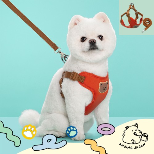 [PROMO] Harness Anjing Kucing Motif Teddy Bear | Harness Luc