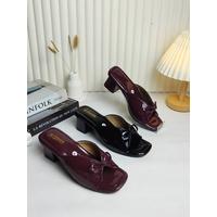 Moona Sandal Slop Wedges 5cm / Sandal Slop Kekinian Model Te
