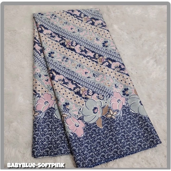Kain/Bahan Batik Semi Sutra Foil