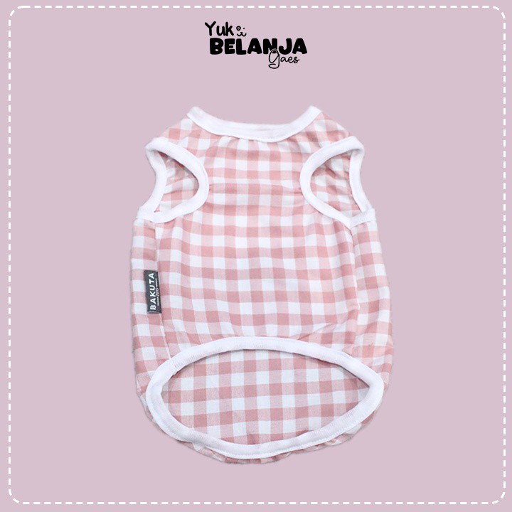 Baju Kucing Bahan Katun Leivebee Tank Series / Baju Kucing a