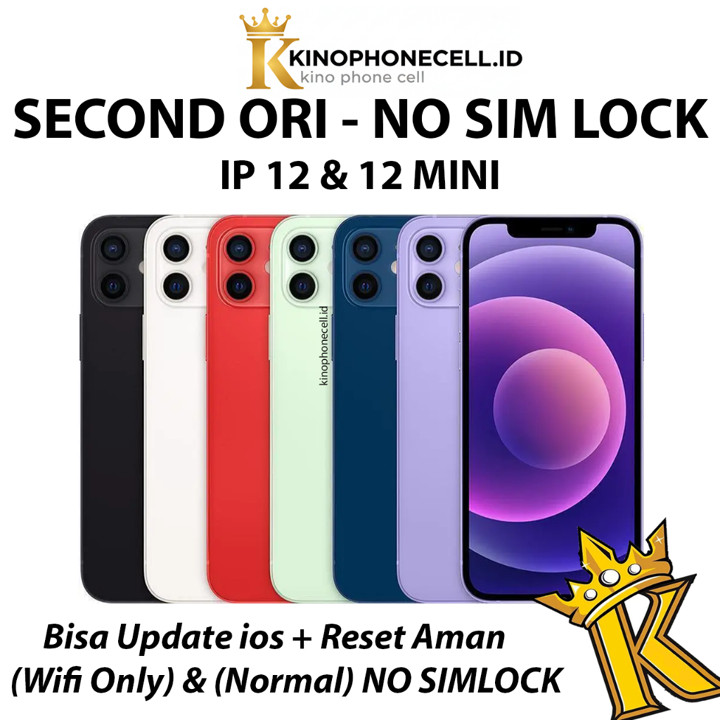 IPHONE 12 / IP 12 Mini inter Normal 64GB 128GB 256GB Smartph