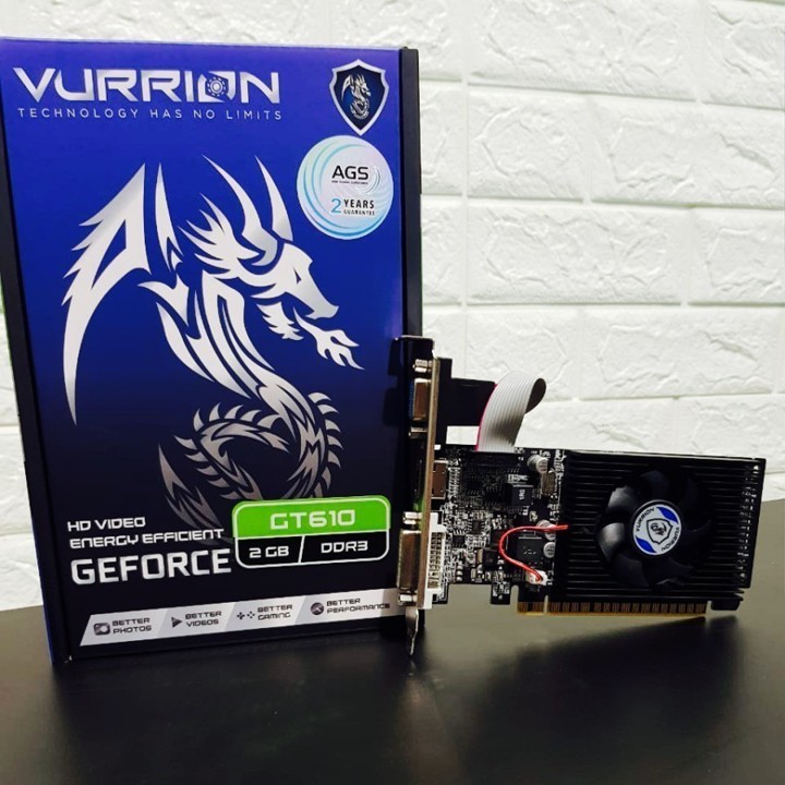 VGA VURION GT 610 2GB DDR3 64Bit GAMING ORI & GARANSI RESMI