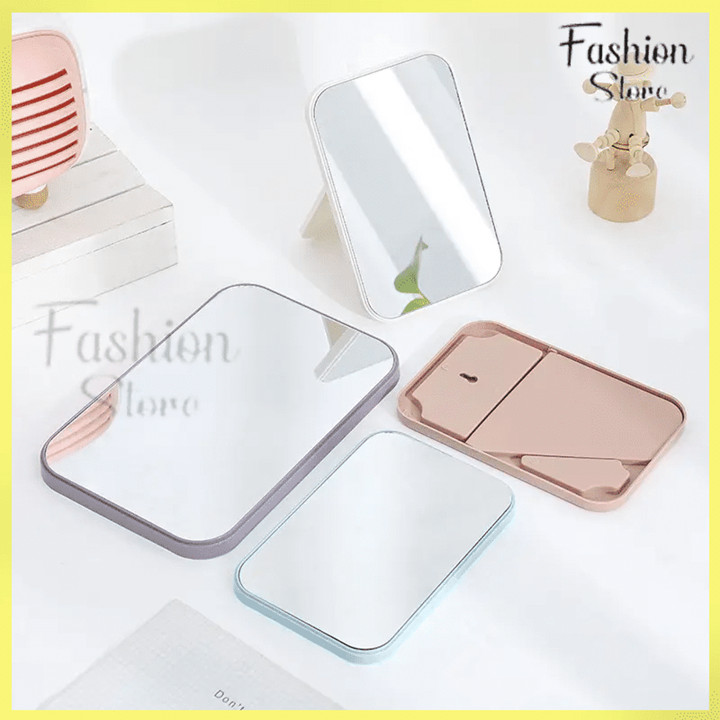 FS GROSIR CERMIN LIPAT PERSEGI PORTABLE / STANDING BEAUTY MI
