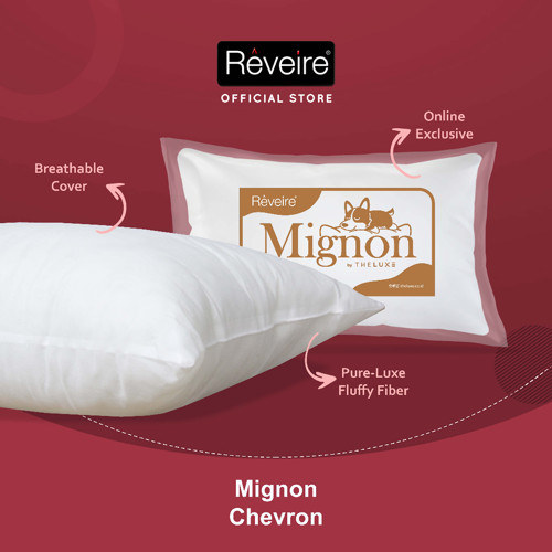 Reveire Bantal Tidur Hotel Mignon Chevron Pillow ISI 1 PCS