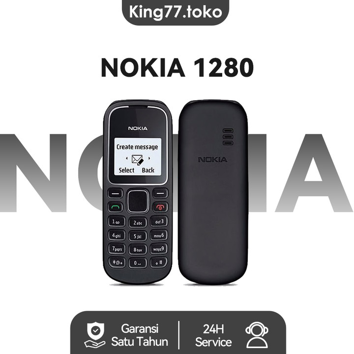 Hp Nokia 1280 Fullset Jadul Murah