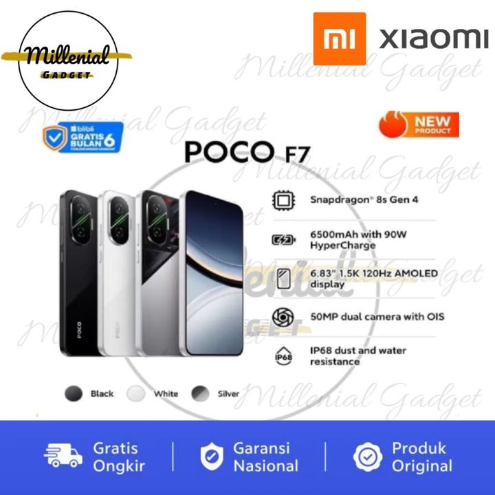 XIAOMI POCO F7 5G RAM 12/512GB ORIGINAL GARANSI RESMI XIAOMI