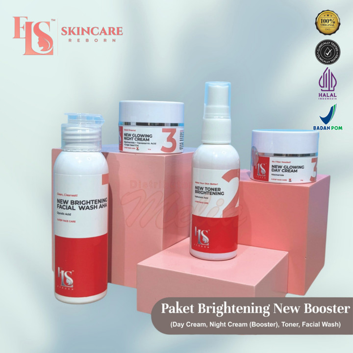 LSR - LS SKINCARE PAKET SKINCARE BPOM NEW GLOWING BOOSTER PE