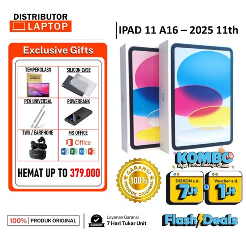 IPad 11 / Gen 11th - 2025 - 10.9 Inch [ 126GB - 256GB & 512GB ] Wifi Only