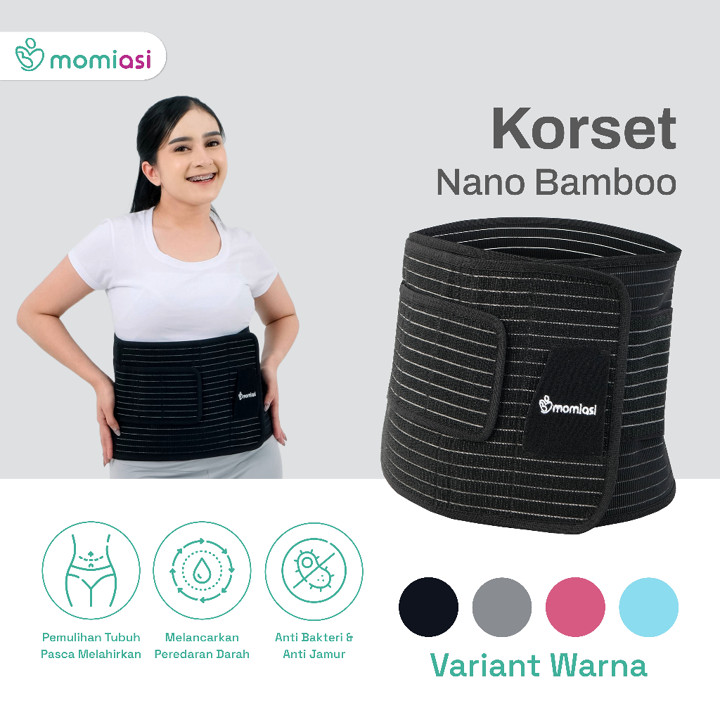 Momiasi - Korset Nano Bamboo FAST SLIM - Premium Korset Nano Bamboo Pasca Melahirkan