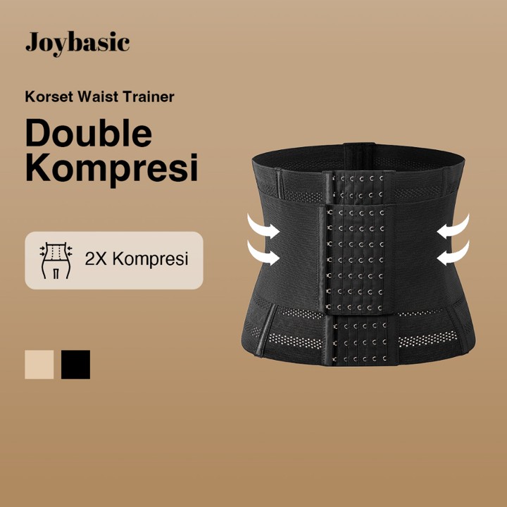 Joybasic Korset Waist Trainer Dengan Belt Kompresi Ekstra