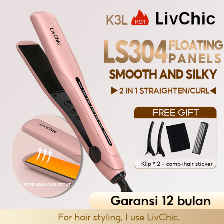 LivChic Official LS304 3IN1 Catokan Rambut 65W daya 2 meter 