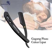 Gagang Pisau Cukur Lipat Barber Razor Shaving Knife - YT-JAD