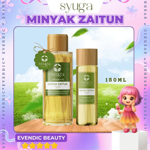 Syuga Minyak Zaitun With Vitamin E 150ml | 250ml - Minyak Ur