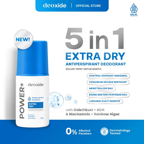 [READY] Deoxide Antiperspirant Deodorant Roll On POWER+ For 