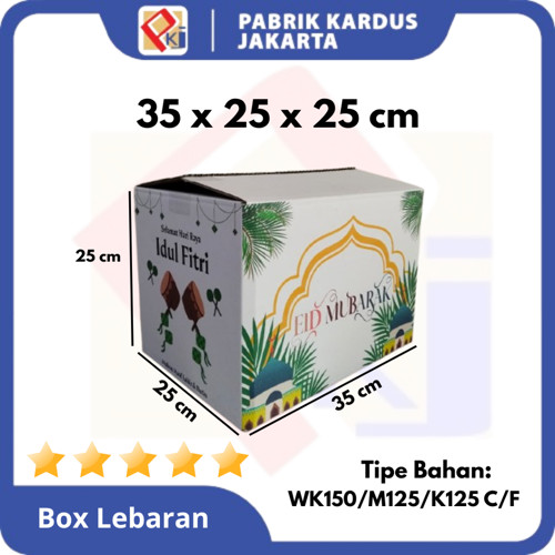 Box Lebaran | Box Parcel 35x25x25 cm | Kardus | Sembako | Eid mubarak | Kardus Hampers | Kardus Parcel | Kardus  THR | Idul Fitri