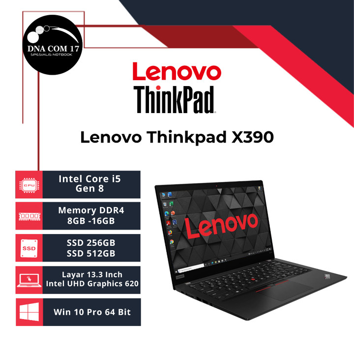 Lenovo Thinkpad X390 / X13 | i5 / i7 Gen 8 / 10 | Mulus / Second / Original / Be