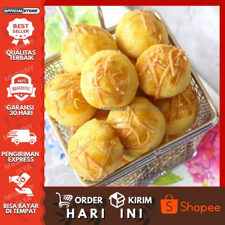 Kue Kering nastar nanas wisman  Isi 250 gram (1/4 Kg )  toping keju homemade termurah / kue lebaran