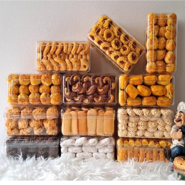 Kue kering Nastar / Keju / Putri salju / Coklat mede / Sagu keju 350gr