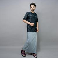 EKSLUSIF KATSAE - Sarung Pria Dewasa motif sarung polos Abu - Abu / sarung sholat pria / sarung laki laki dewasa
