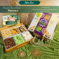 1 Box 6 Toples Kue Kering Ins Florence - Parcel lebaran kue kering nastar,putri salju,kastengel - Hampers Ramadhan Produksi 2026 - Parcel lebaran Cookies Cemilan Snack Wafer Expired 2027