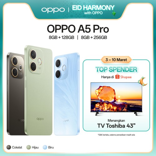 OPPO A5 Pro [IP69 Water Resistant, Large Battery 5800mAh, Military-Grade Shock R