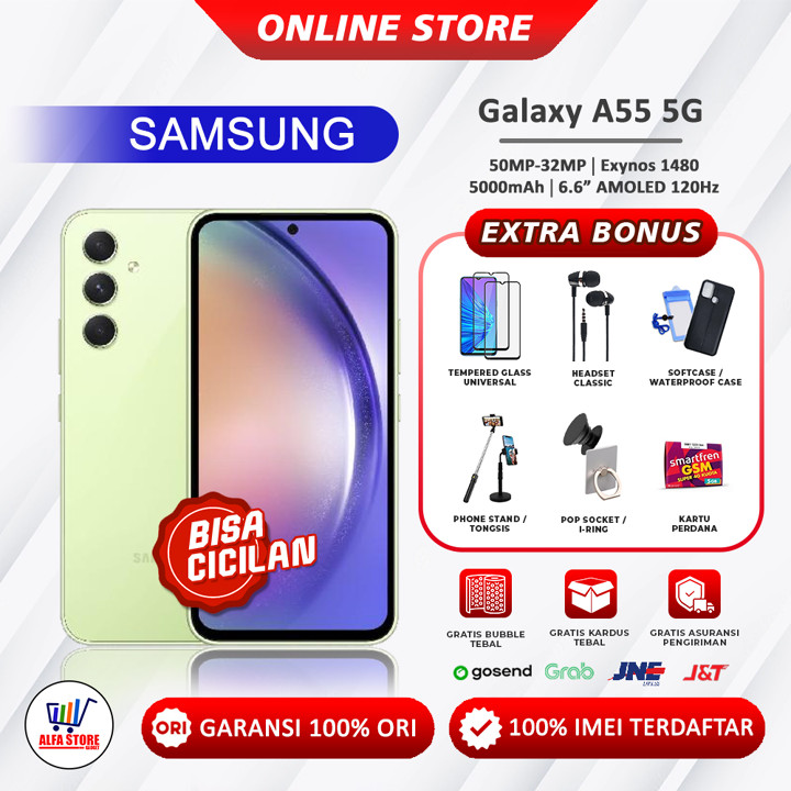 Samsung galaxy A56 5G 12/256gb a56 A55 5G ram 12/256Gb - a55 5G 8/256Gb - galaxy  A54 5G 8/256Gb 8/128Gb galaxy A53 ram 8/128gb 8/256gb garansi resmi