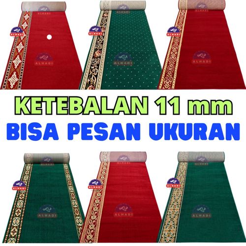 Alhadi Karpet Masjid MIRGRA DYNABEL METERAN Ukuran 100 x 120