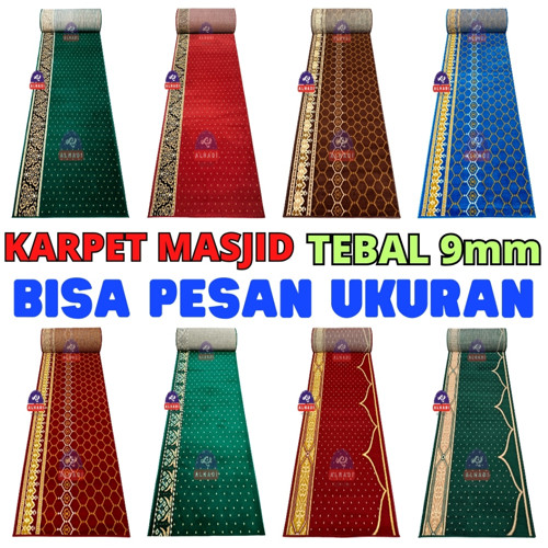 Alhadi Karpet Masjid MEDGRA SHABEL METERAN Uk. 100 x 115cm T