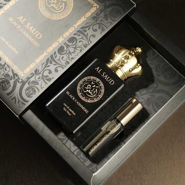 AL  - SAUD Black Cashmere Eau de Parfum 50 Ml - arabian parfum (New Packaging)