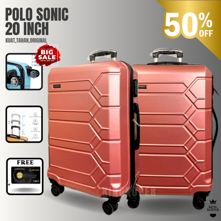 Koper 20 inch Polo Cavallo 6120 cabin size - koper fiber - koper import - koper murah - koper kabin