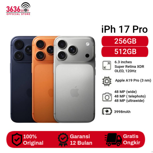 iPhone 17 Pro [256GB] [512GB] Resmi
