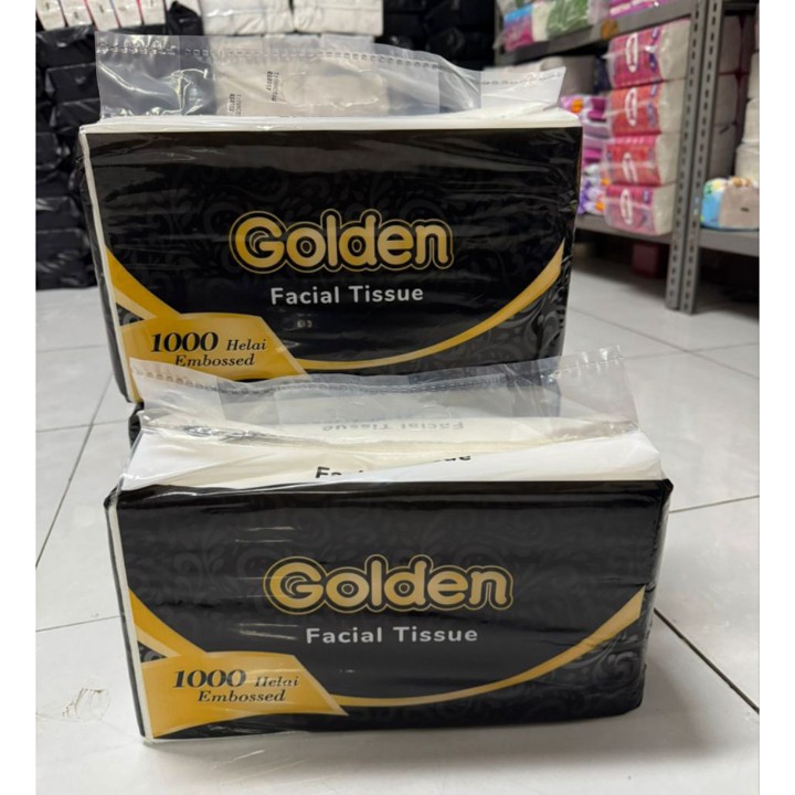Tisu Golden 1000 Helai - Lembut, Daya Serap Tinggi, Kuat