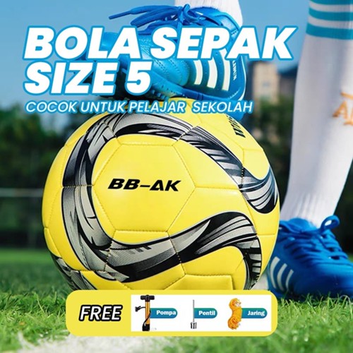 BBAK Bola Sepak Futsal Size 5 FREE Pompa Pentil Jaring