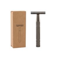 Double Edge Safety Razor Vintage Metal Single Blade Razor Alat Cukur
