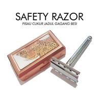 SAFETY RAZOR PISAU CUKUR JADUL GAGANG BESI