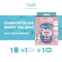 [BARU] Gillette Venus Mini Comfortglide White Tea Razor 3 Mata Pisau