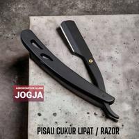 Pisau Cukur Lipat Barber Razor Shaving Knife Gagang Pisau Cukur Lipat