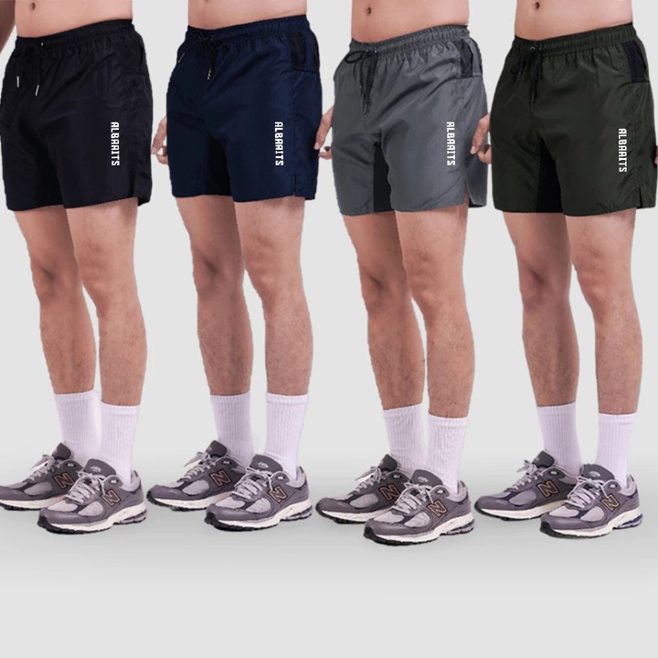 Albaaits sportswear Basic Short Celana pendek olah raga dry fit lari running gym