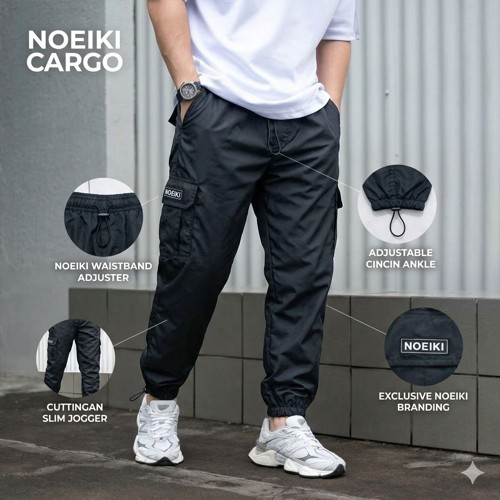 Celana Cargo Parasut Pria Wanita Premium Anti Air | Celana Training Sport Gym La