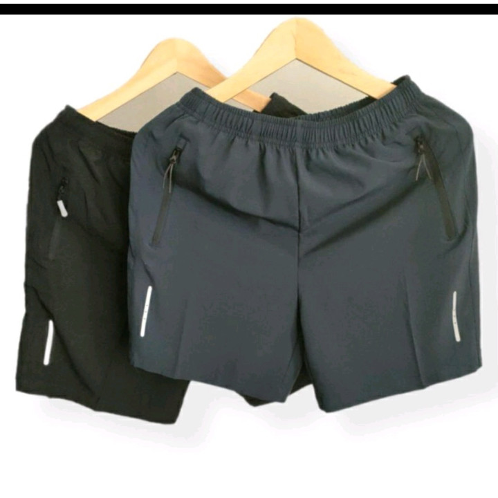 celana pendek parasut short olahraga pria wanita running gym fitness senam joggi