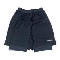 Monsky celana lari running short compression include belt