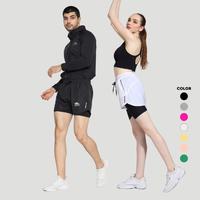 MANIAK Celana Pendek Olahraga Legging Sporty 2in1  Pria Wanita Gym Nyaman Unisek