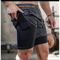 Celana Pendek Olahraga Lari Gym Fitness Training - Legging S