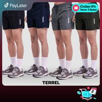 Terrel sportswear basic short celana pendek olah raga dry fit lari running gym p