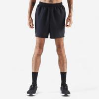 Decathlon KIPRUN Celana Lari Pendek Pria 100 - Hitam - 8817443