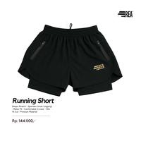 REA - Speed Gold Edition Shortpants Legging Celana Pendek Olahraga