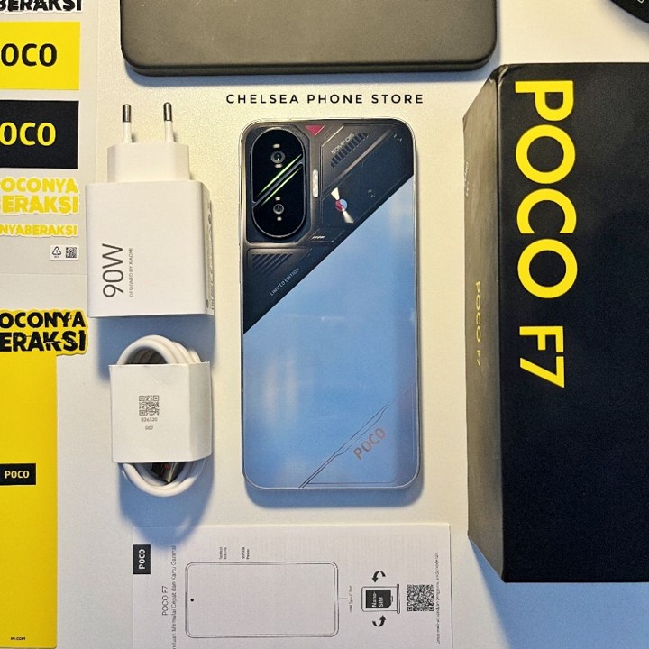 Poco F7 5G 12/512 Second Fullset Resmi Snapdragon 8s Gen 4