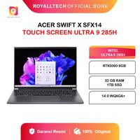 LAPTOP ACER SWIFT X SFX14 OLED TOUCH INTEL ULTRA 9 285H RTX5060 8GB/ 32GB 1TB SS